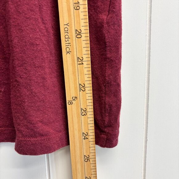 Harley Davidson‎ Sports Jersey Tee Women Small Burgundy Moto Biker Edgy Grunge - Picture 4 of 6